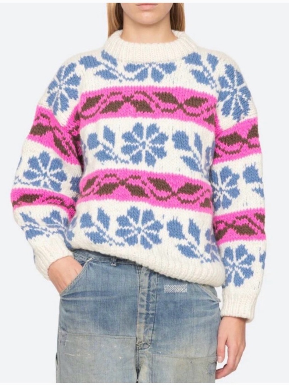Sea New York Mavis Knit Sweater - Size Small